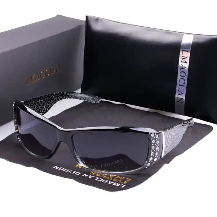 Lunettes de soleil polarisées pour femmes, lunettes de soleil vintage pour dames, marque de créateur