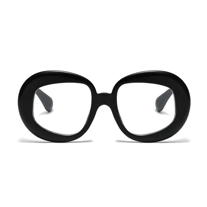 Marque de luxe lunettes rondes femmes lunettes cadre de haute qualité surdimensionné rouge vert roug