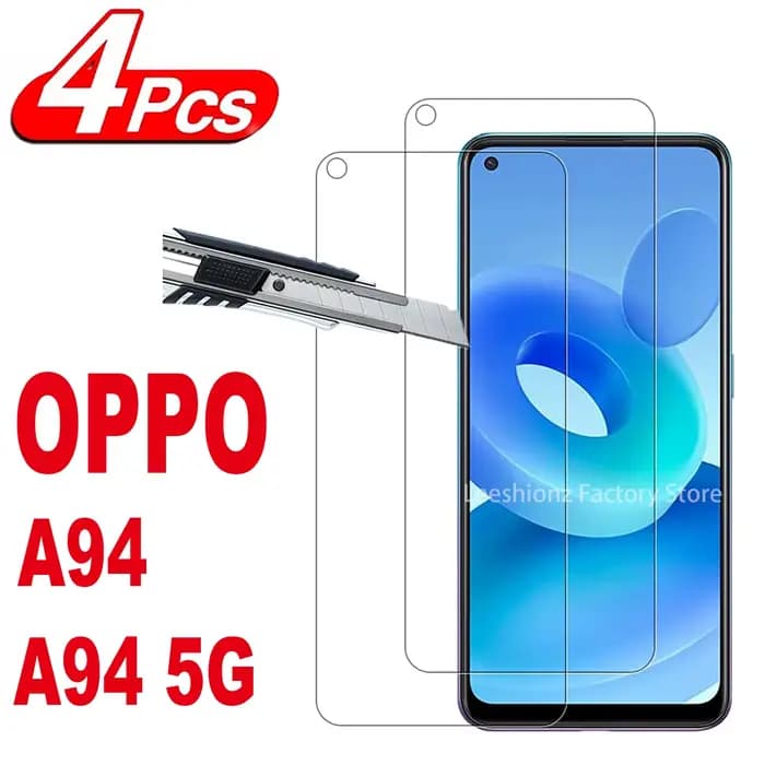 2/4 pièces de verre de protection HD pour OPPO A94 5G, film en verre trempé 9H