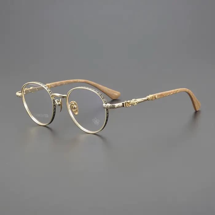 Lunettes de lecture rondes rétro en titane pour hommes et femmes, lunettes optiques, lunettes de mod