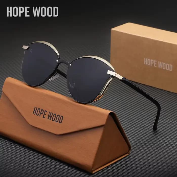 HOPEWOOD – lunettes de soleil polarisées pour femmes, accessoire de lunetterie pour dames, protectio