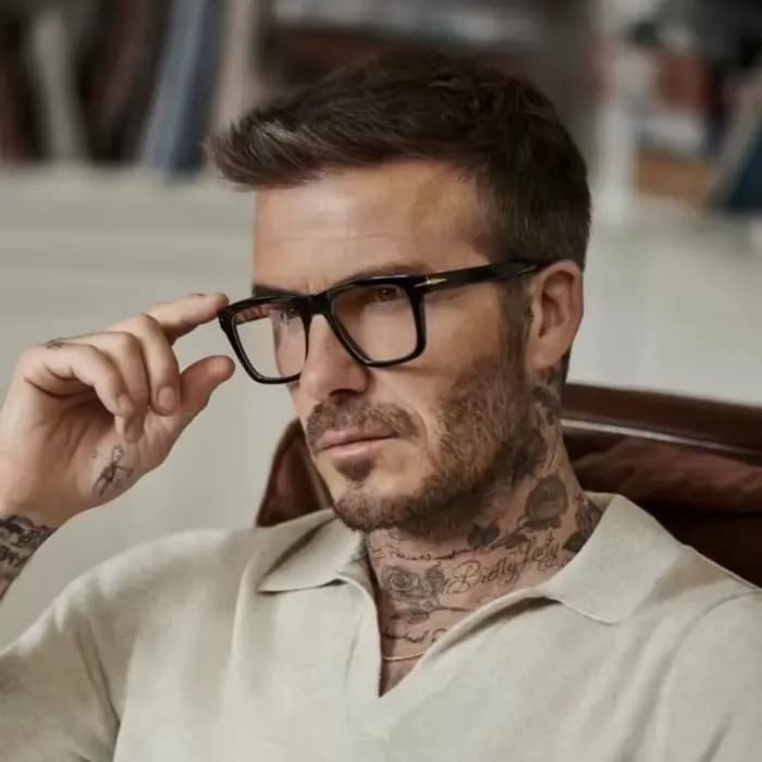 Lunettes carrées pour hommes, multifocales progressives, dioptrie standard pour hypermétropie, sans 