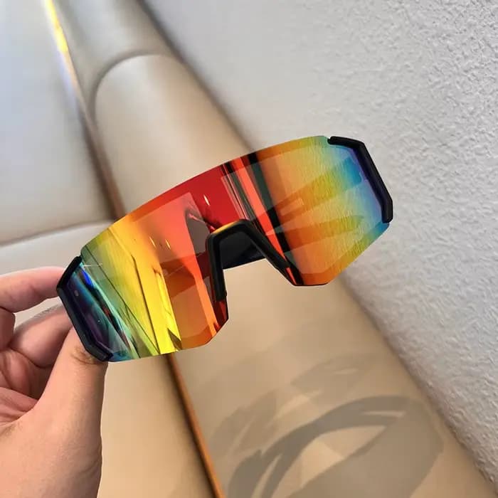 Randonnée 2 pièces cyclisme Anti lumière lunettes hommes femmes UV400 Anti-sable yeux protecteur nua
