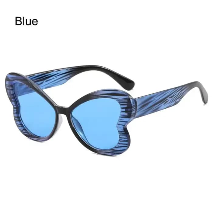 Lunettes de soleil papillon élégantes couleur bonbon, verres dégradés colorés, protection UV400, lun