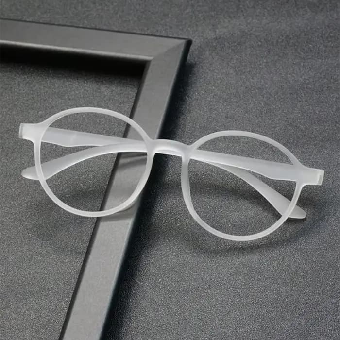 Lunettes transparentes TR90 pour hommes et femmes, monture flexible, ultralégère, mode rétro, lunett
