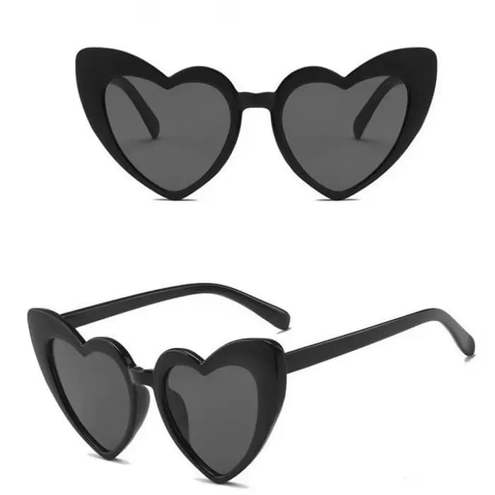 Lunettes de soleil tendance en forme de cœur blanc pour femme, monture cœur d'amour, mignonnes, cade