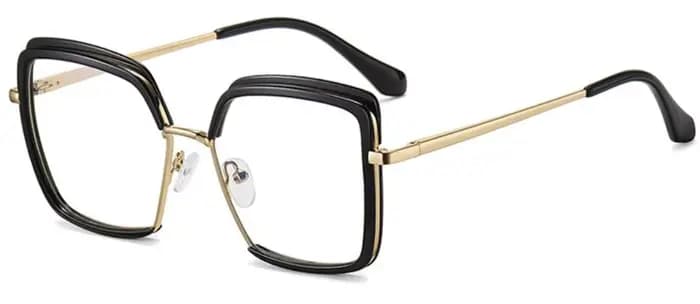 Lunettes d'ordinateur carrées léopard, monture surdimensionnée, à la mode, Anti-lumière bleue, lecte