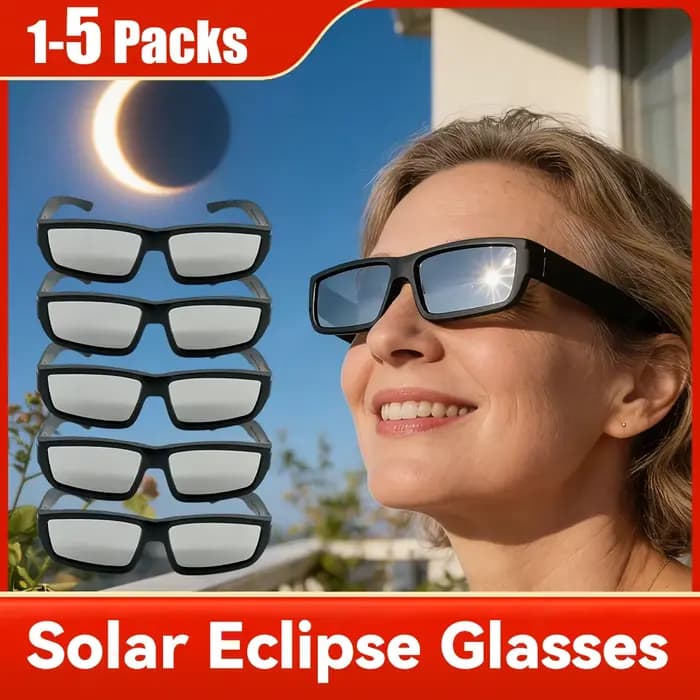 Lot de 1/2/3/5 lunettes de protection conformes aux normes ISO 12312-2:2015(E) pour l'observation di