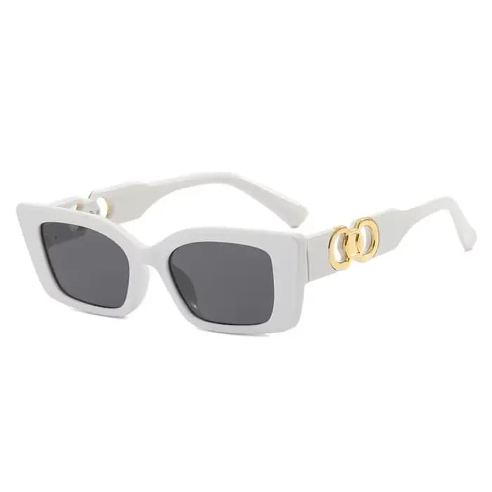 Lunettes de soleil rectangulaires pour hommes et femmes, miroir punk classique, lunettes de soleil é