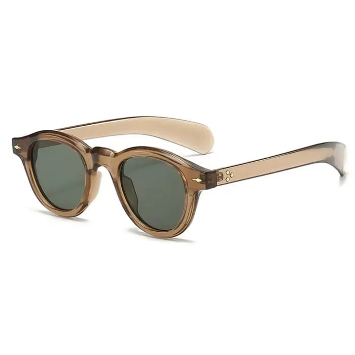 Lunettes de soleil ovales imprimées léopard, mode européenne et américaine, lunettes cloutées de riz