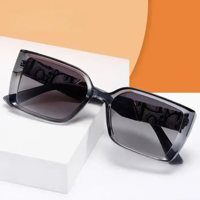 ChimBrand Designer Lunettes de soleil carrées pour femmes, Lunettes d'extérieur, Lettre, Lunettes de