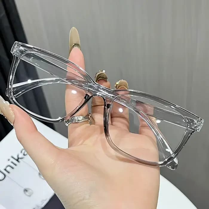 Lunettes vintage pour femmes, style tendance, nouvelle monture multicolores, verres anti-lumière ble