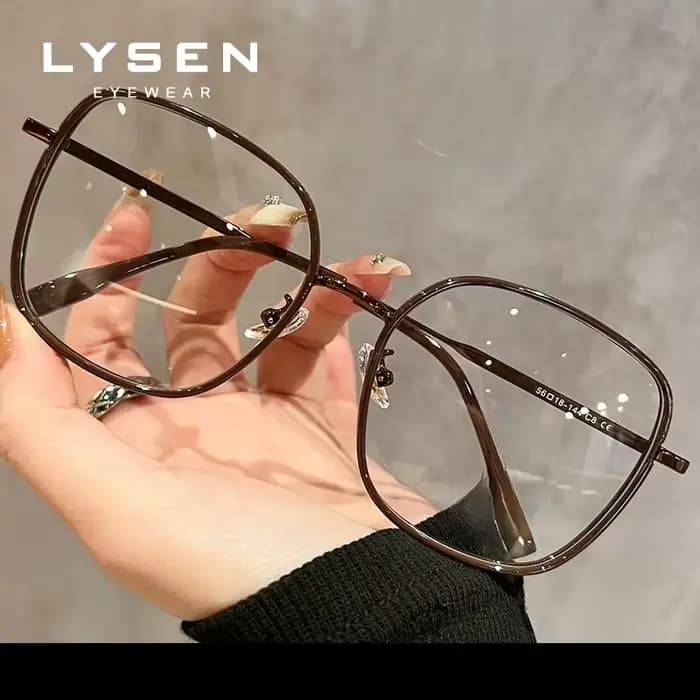 LYSEN – lunettes de lecture carrées en métal pour femmes, polyvalentes, bloquant la lumière bleue, P