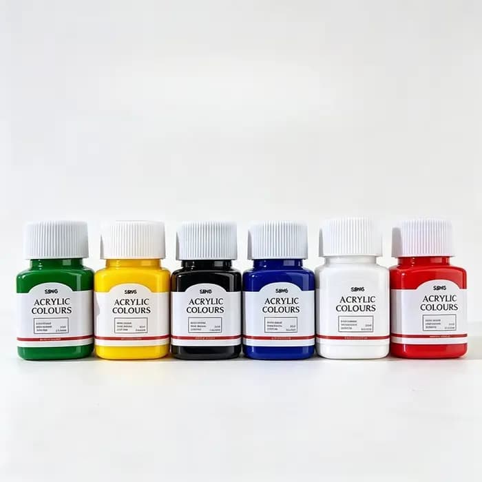 Ensemble de 6 couleurs de peinture émail pour verre, imperméable et résistant au soleil, pigment pou