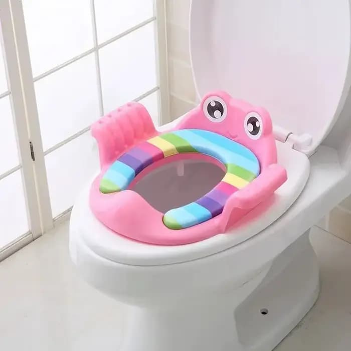 Siège de toilette pour bébé 2026 avec accoudoirs, sécurisé pour filles et garçons, coussin d'apprent