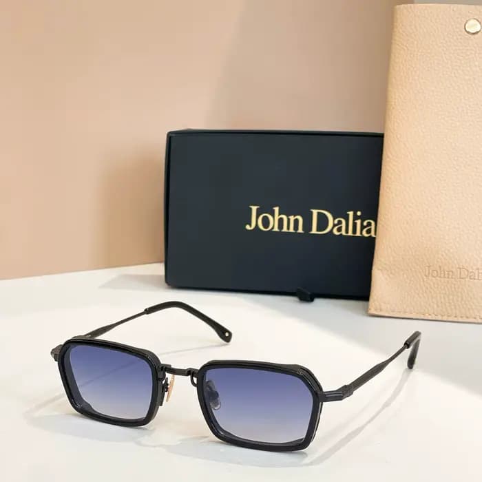 Lunettes de soleil polarisées vintage de qualité supérieure JOHN DALIA JD Paul Classic avec monture 