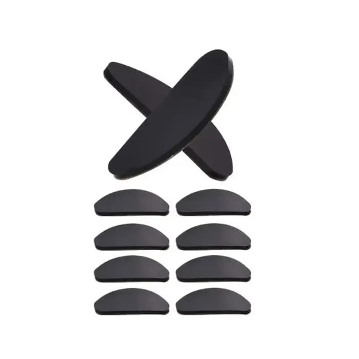 Coussinets nasaux pour lunettes en Silicone, invisibles, antidérapants, souples, auto-adhésifs, supp