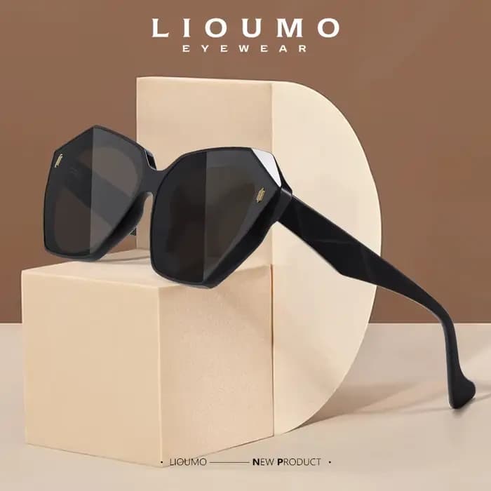 LIOUMO marque de luxe Design lunettes de soleil pour femmes polarisées mode dames dégradé lunettes A