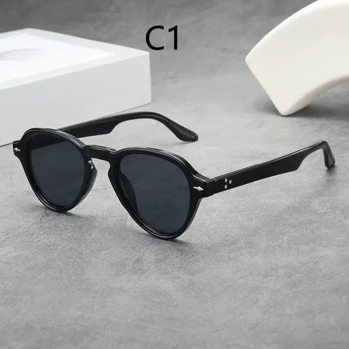 Lunettes de soleil faites à la main de style japonais, lunettes de marque Happator Retro Design, lun