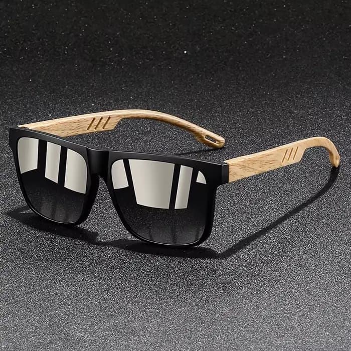 Mode Vintage carré cadre carré lunettes de soleil hommes femmes pêche conduite homme marque de luxe 