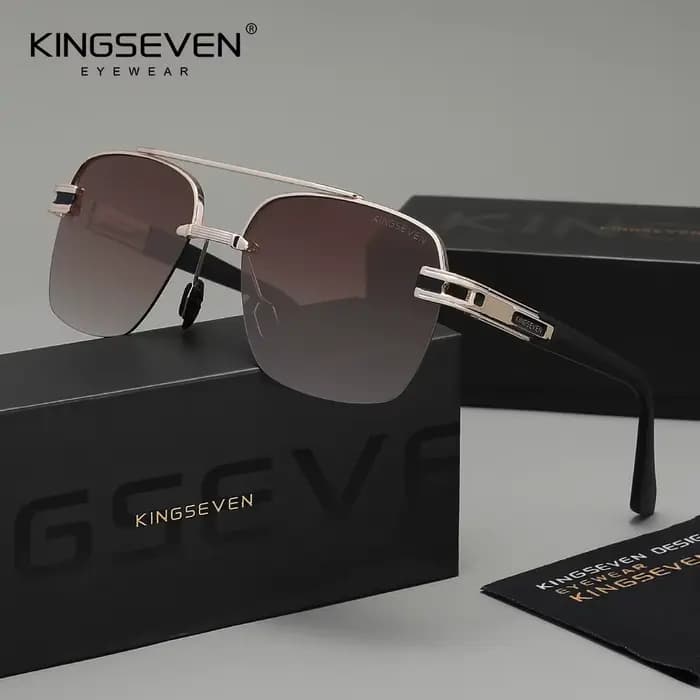 Lunettes de soleil polarisées UV400 pour hommes et femmes, originales, à la mode, carrées, grandes, 