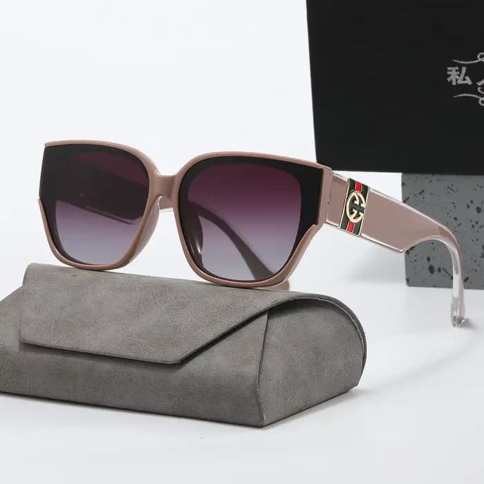 Lunettes De soleil polarisées carrées vertes pour femmes, pour conduite, voyage, lettres De luxe, un