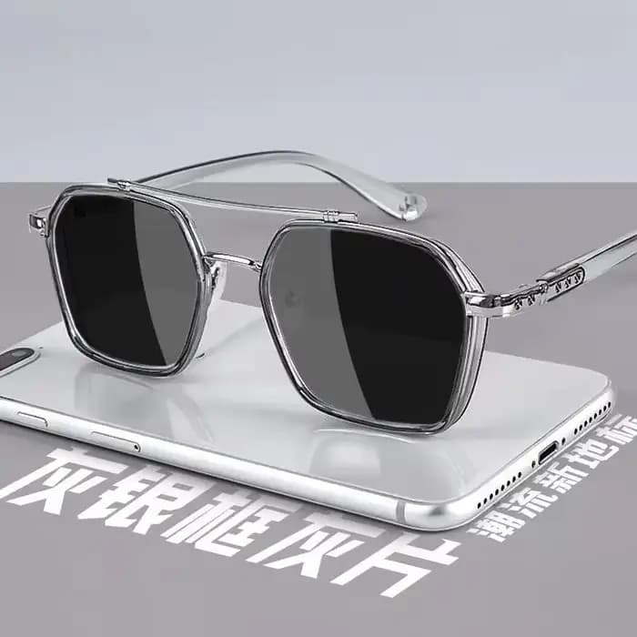 Lunettes de soleil tendance pour hommes, lunettes de soleil professionnelles jour et nuit, lunettes 
