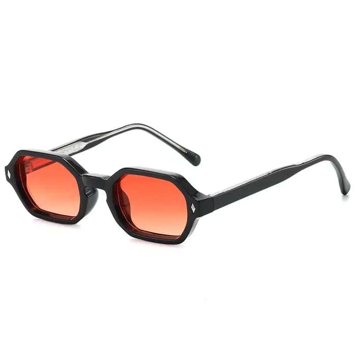Lunettes de soleil transparentes carrées vintage punk simples pour hommes et femmes, idéales pour la