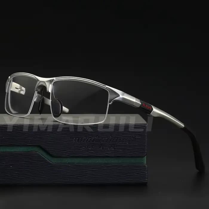 YIMARUILI demi-monture lunettes de sport cadre Ultra-léger en aluminium-magnésium matériel optique l