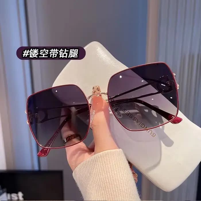 Lunettes de soleil polarisées carrées pour femmes, Vintage, surdimensionnées, tendance, pour l'extér