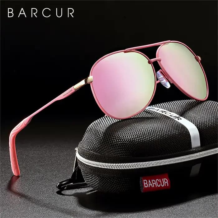 BARCUR – lunettes de soleil polarisées pour femmes, dernier dégradé, pilote, gafas oculos de sol mas