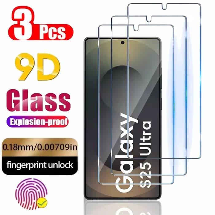 Film en verre trempé 3P pour Samsung Galaxy S26 S25 S24 Ultra A17 A27 A37 A57 A56 A36 A26 A55 A54 A5