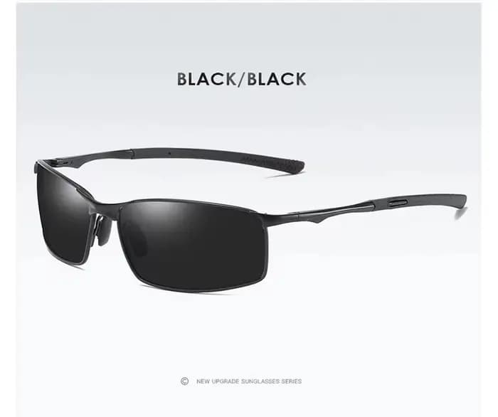 Aoron-Lunettes de soleil polarisées pour hommes et femmes, miroir de conduite, monture en métal, UV4