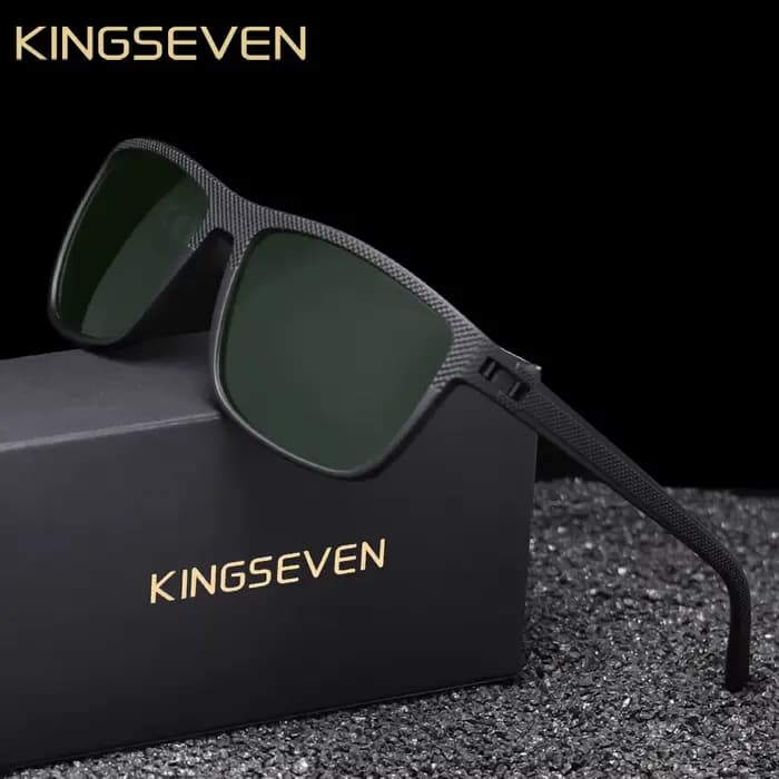 KINGSEVEN mode lunettes de soleil polarisées pour hommes UV400 lunettes rectangulaires pêche conduit