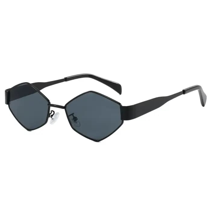 DDDLONG-Lunettes de soleil rétro punk pour femmes, monture métallique classique de luxe, lunettes de