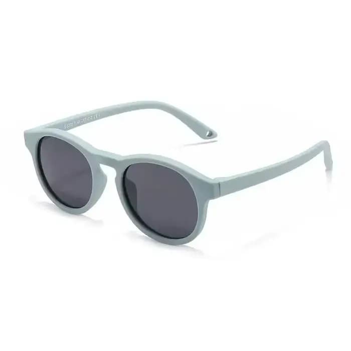 Premières lunettes de soleil pour bébé avec sangle, rondes, flexibles, polarisées 400UV, pour les bé