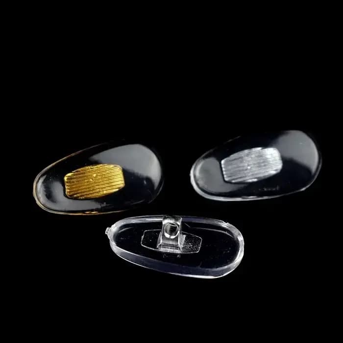 10 paires de coussinets de nez en silicone à visser, avec noyau en PVC et aluminium, pour lunettes, 