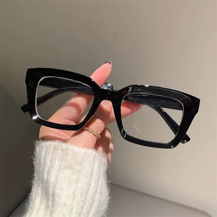 Lunettes de lecture transparentes Anti-rayons bleus, forme carrée, rétro, presbytie, légères, rayure