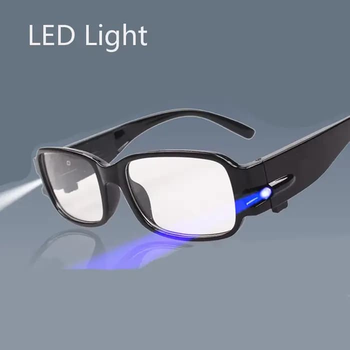 Lunettes de lecture à lumière LED claires Occhiali Da Lettura +1.00 +1.50 +2.00 +2.50 +3.00 +3.50 +4