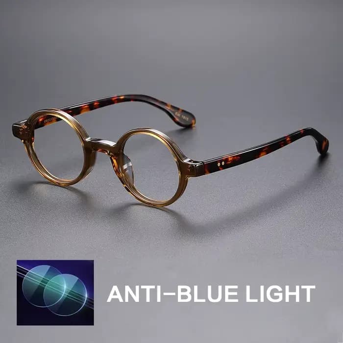 Gatenac Vintage lunettes de lecture hommes rond photochromique Anti lumière bleue lunettes de Prescr