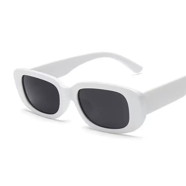 Lunettes de soleil carrées rétro pour femmes, lunettes rectangulaires, lunettes de soleil colorées, 