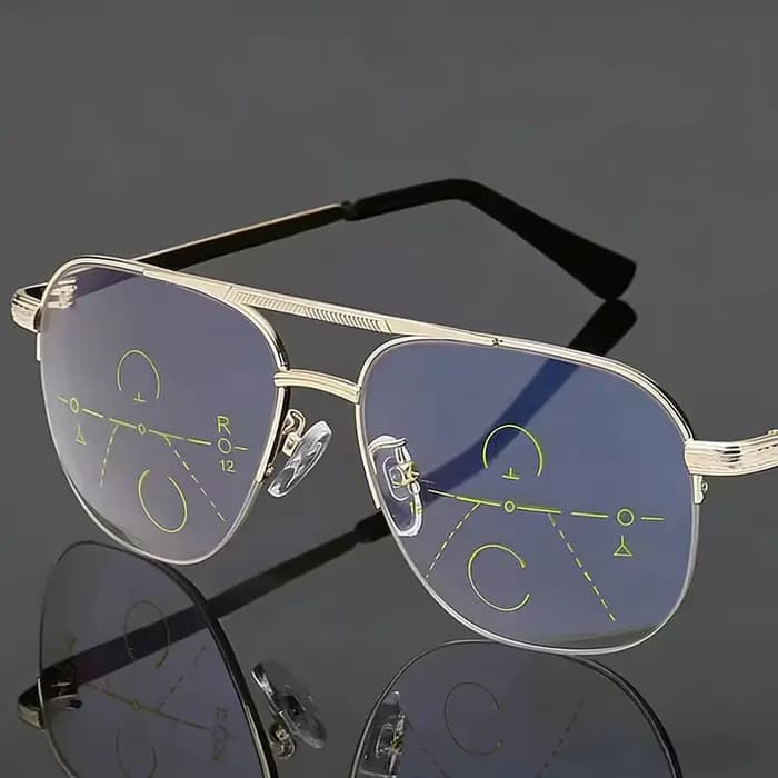 Lunettes de lecture progressives multifocales anti-lumière bleue pour hommes et femmes, pour la pêch
