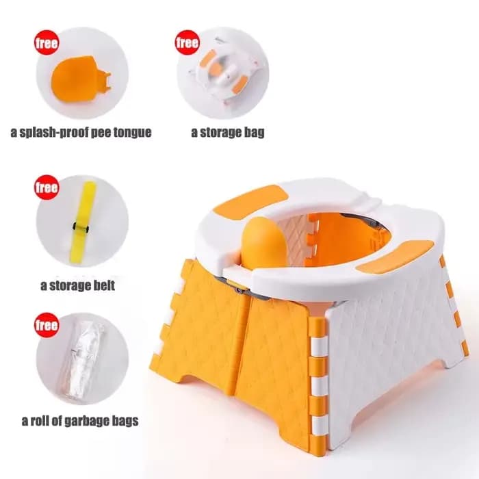 Pot d'Entraînement pour Bébé, Siège Pliable, Portable de Voyage, Cuvette de Toilette pour Enfant, Ur
