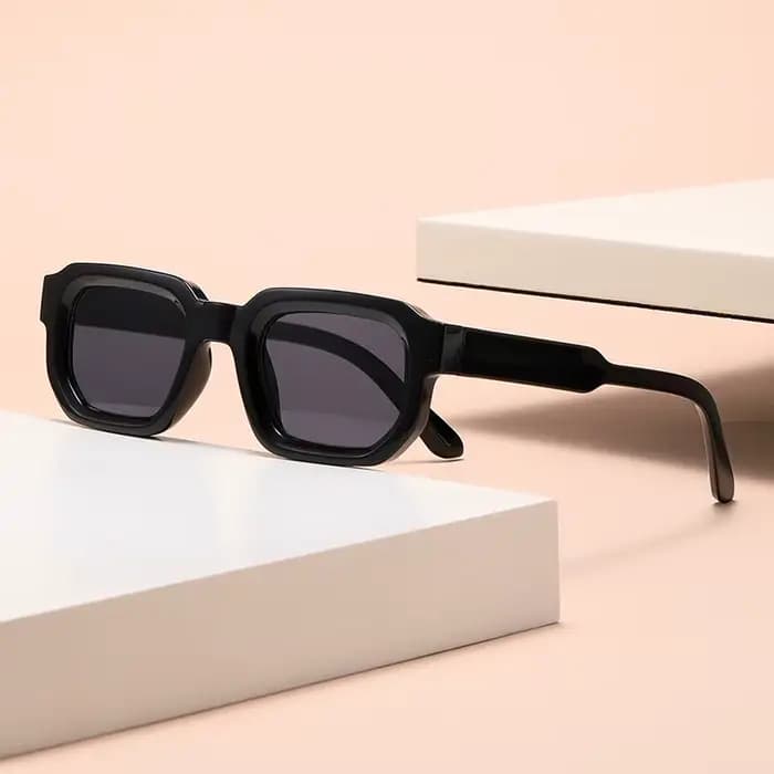 2 pièces lunettes de soleil carrées orange femmes hommes nuances UV400 lunettes de conducteur lunett