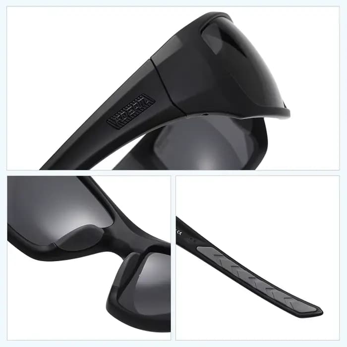 KDEAM-Lunettes de soleil d'équitation en matériau TR90 pour hommes, lunettes de soleil de cyclisme d