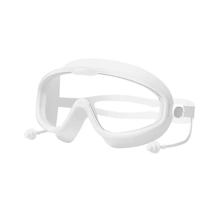 Lunettes de natation à grande monture pour hommes et femmes, grand angle HD, anti-buée, anti-ultravi