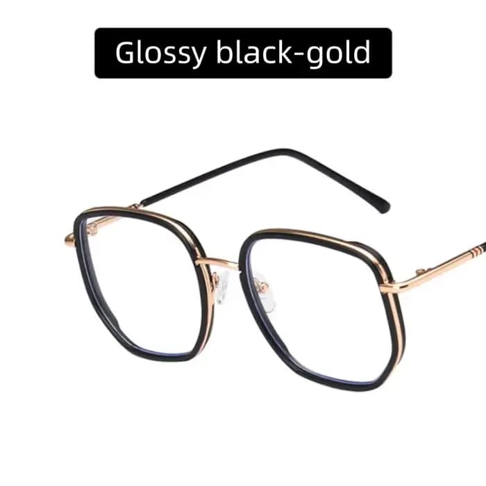 Lunettes anti-lumière bleue ultralégères pour femme, monture verte rétro, verres transparents, prote