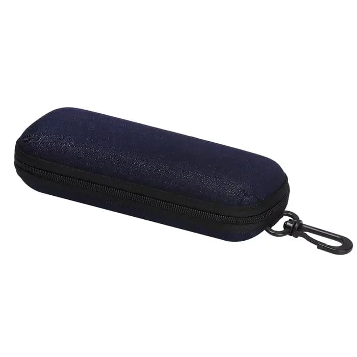 Boîte à lunettes rigide en tissu Denim Portable, étui à lunettes avec fermeture éclair, étui de prot