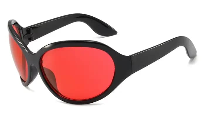 Lunettes de soleil ovales surdimensionnées pour hommes et femmes, lunettes de soleil, marque de luxe