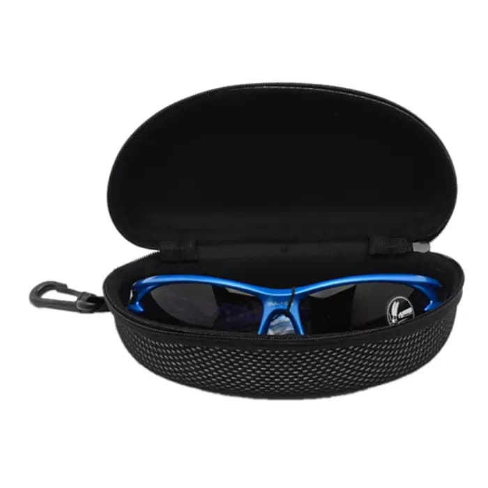 Étui rigide portable avec fermeture éclair pour lunettes de soleil, support noir, lunettes de soleil